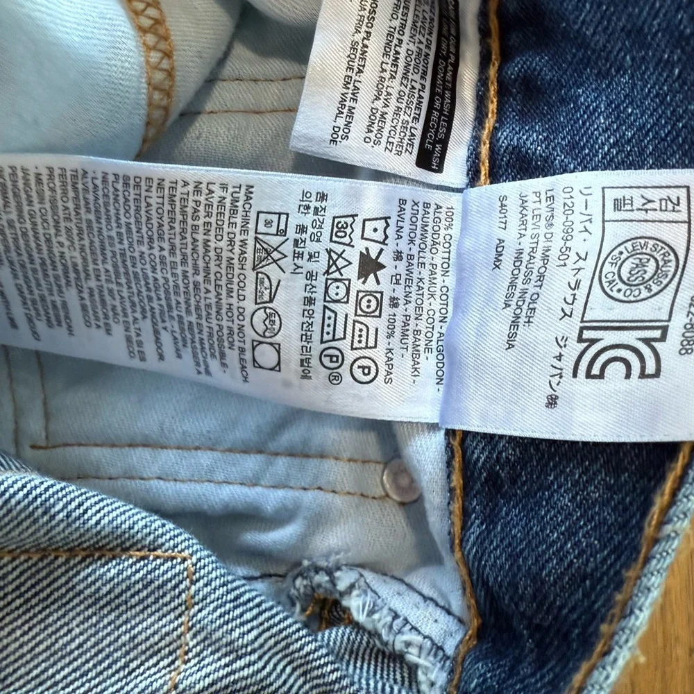 NEW Levi's 550 Blue Relaxed Fit Jeans 46X29 Denim